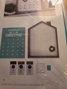 Chalk Couture Christmas Countdown Kit New In Package